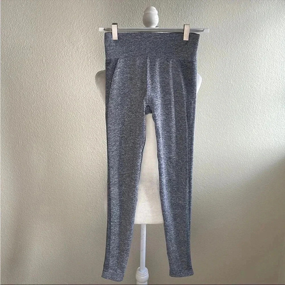 Gymshark Flex Leggings High Waisted Size Small‎ Charcoal Marl - Picture 1 of 7